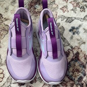 Reebok Kids Purple Slip-On Sneakers